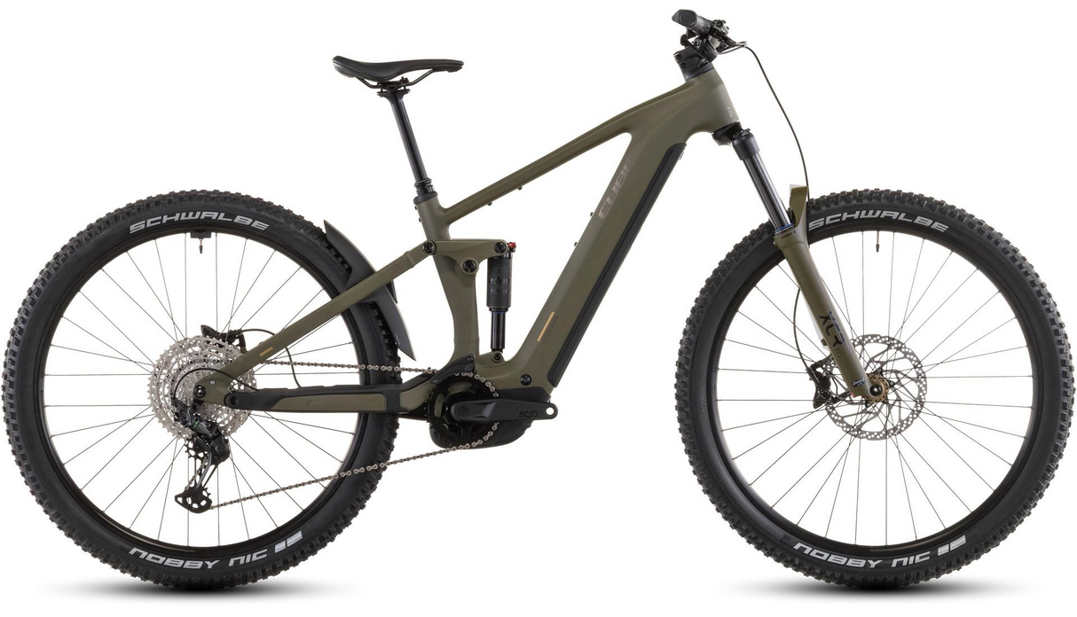 Cube 2026 Stereo Hybrid E-bike One44 Pro 800 Dusty Olive / Gold