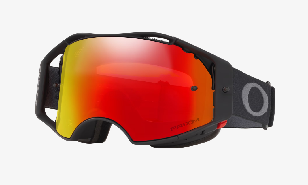 Oakley Goggles Airbrake Mtb Black Gunmetal W/ Prizm Trail Torch