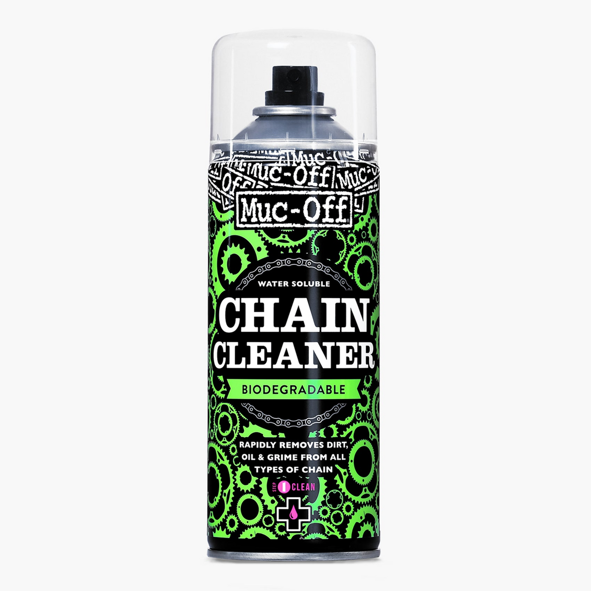Muc-off Chain Cleaner - Biodegradeable Aerosol - 400ml (suits Chain Doc)