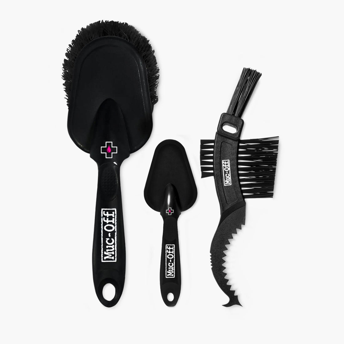 Muc-off Cleaning Brush Pack - Premium Brush Set - 3-pack