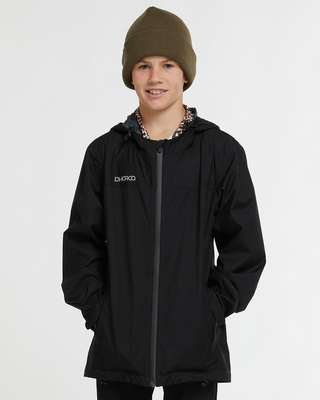 Dharco Youth Rain Jacket | Stealth