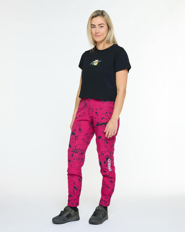 Dharco Womens Cotton Crop | Decade Of Dharco - Black - Medium