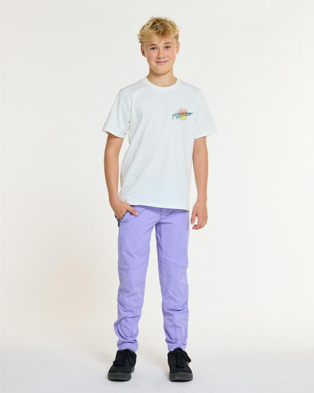 Dharco Youth Cotton Tee | Decade Of Dharco - White - Youth Medium / 8