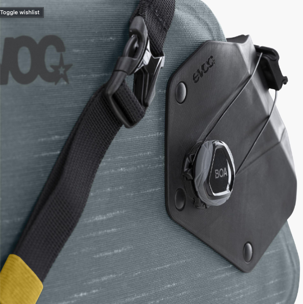 Evoc Seat Pack Boa Wp 6 Ltr - Steel