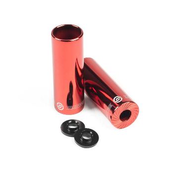 Salt Axle Peg Set - 4-inch 10/14mm - Red