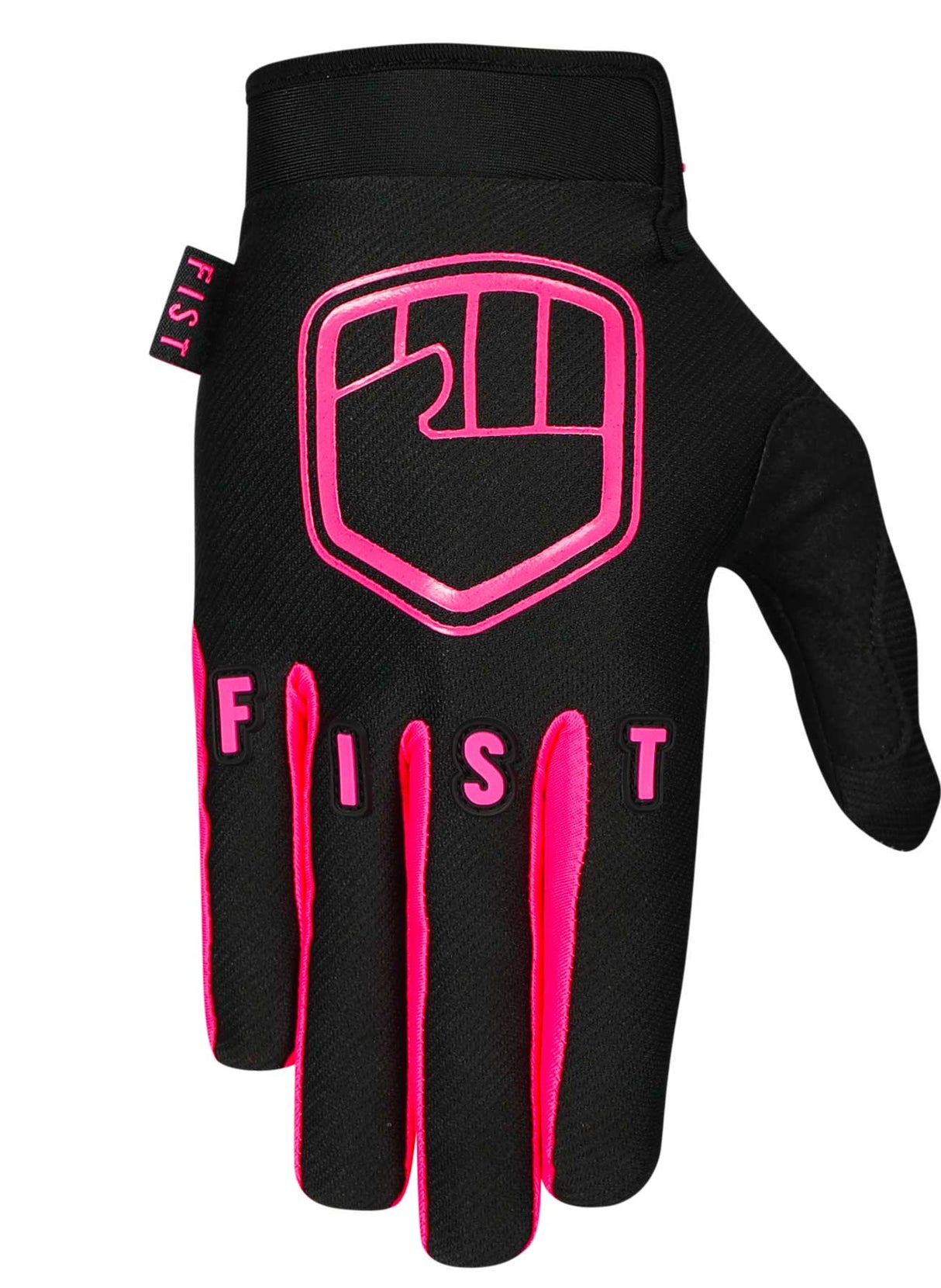 Fist Gloves - Strapped Fluro Pink