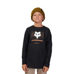 Fox Racing - T-shirt - Youth Optical Longsleeve Tee - Black - Xl