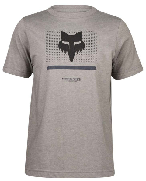 Fox Racing - T-shirt - Youth Optical Shortsleeve Tee - Heather Graphite - Large