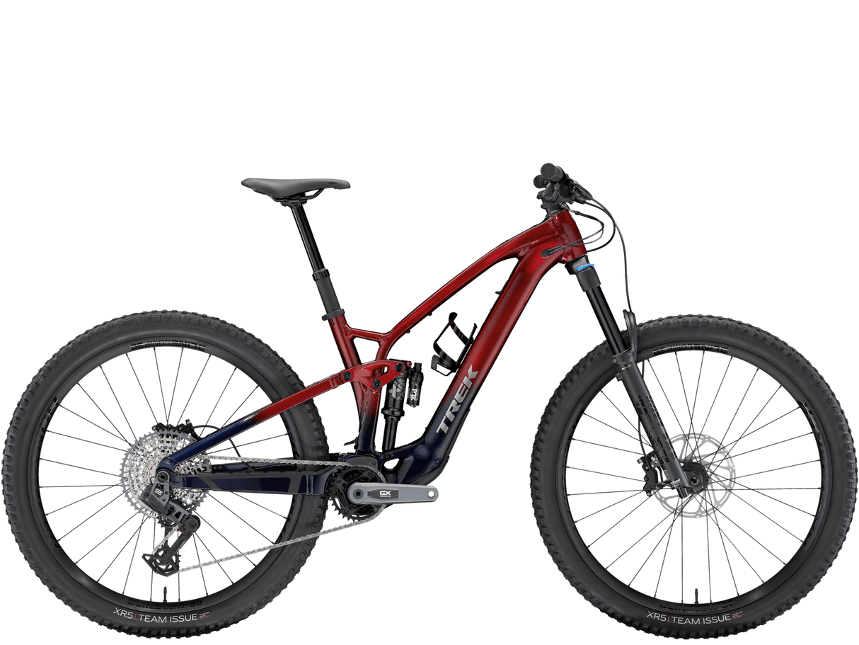 Trek 2025 Fuel Exe 8 Gx Axs - Rage Red To Deep Dark Blue Fade