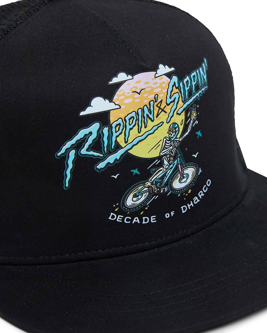 Dharco Hat Flat Brim Trucker | Rippin & Sippin