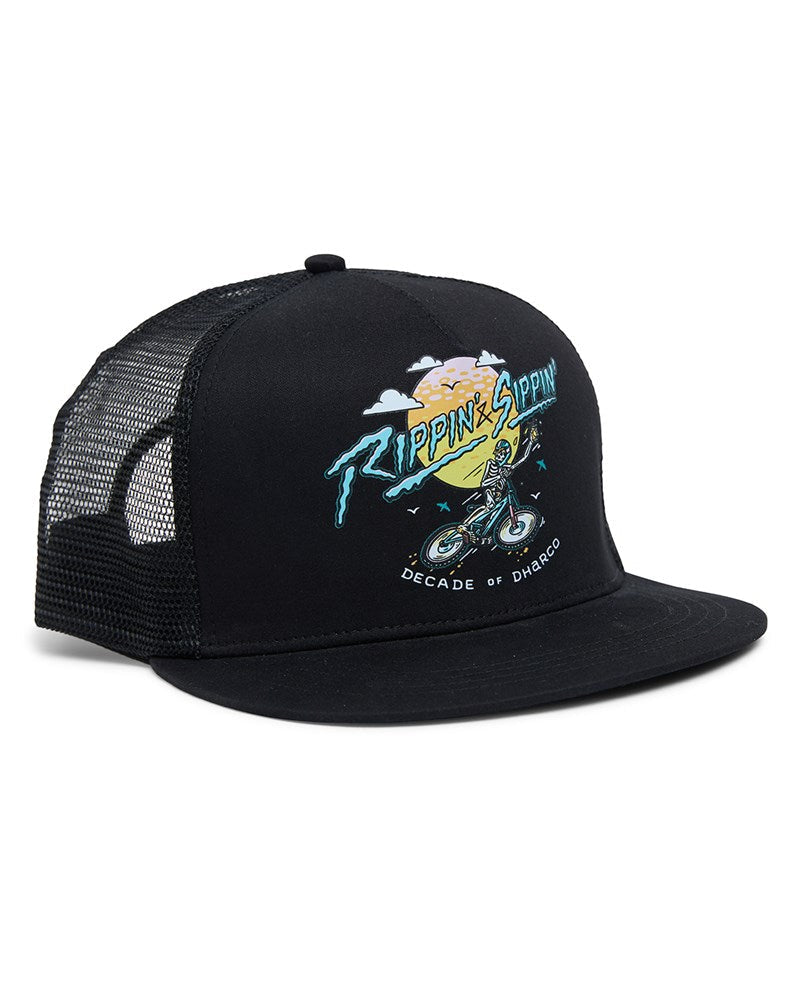 Dharco Hat Flat Brim Trucker | Rippin & Sippin
