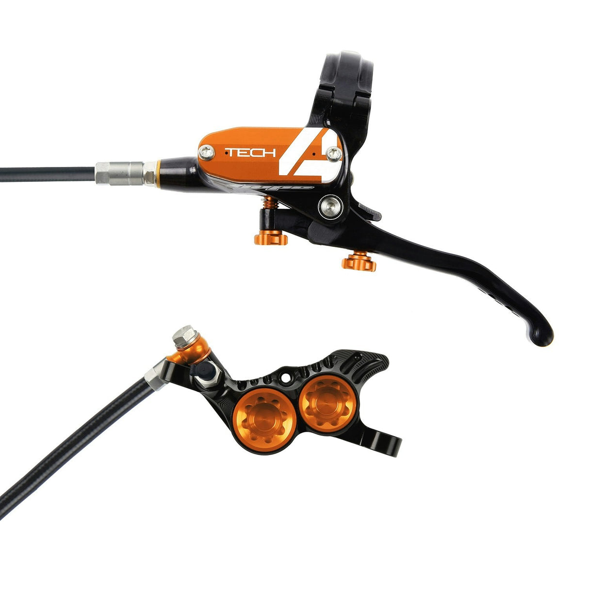 Hope Brake - Tech 4 - V4 - Black / Orange