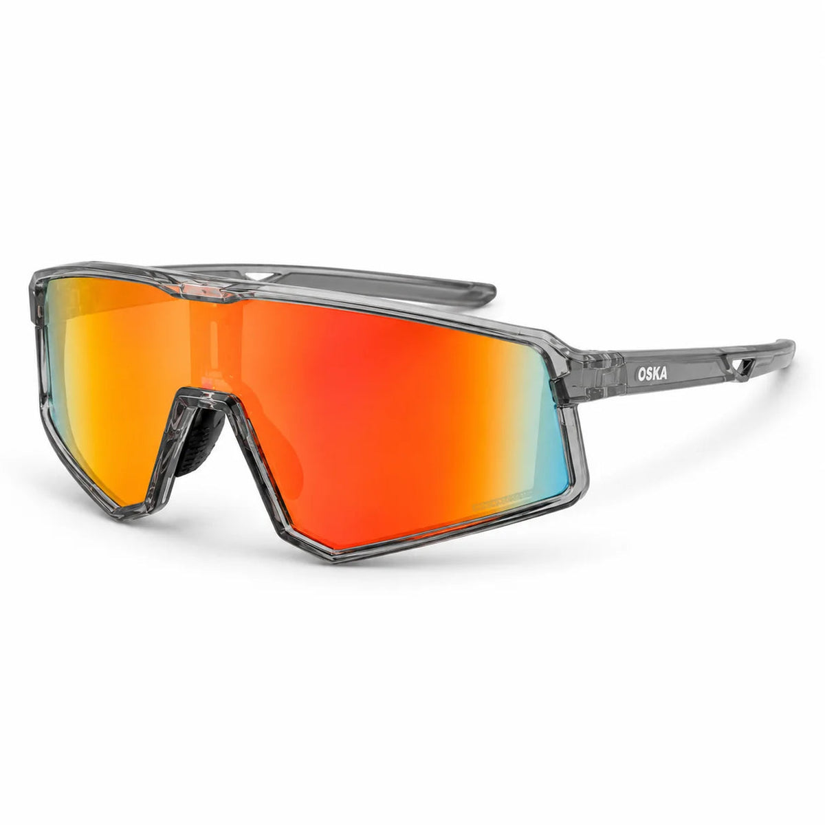 Oska Eyewear Sunglasses - Warby - Grey Frame - Red Photochromic Lens (includes Prescription Clip Insert)