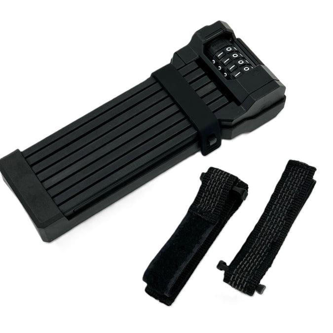 Jetblack Combo Folding Lock 1200mm Reset 4-digit