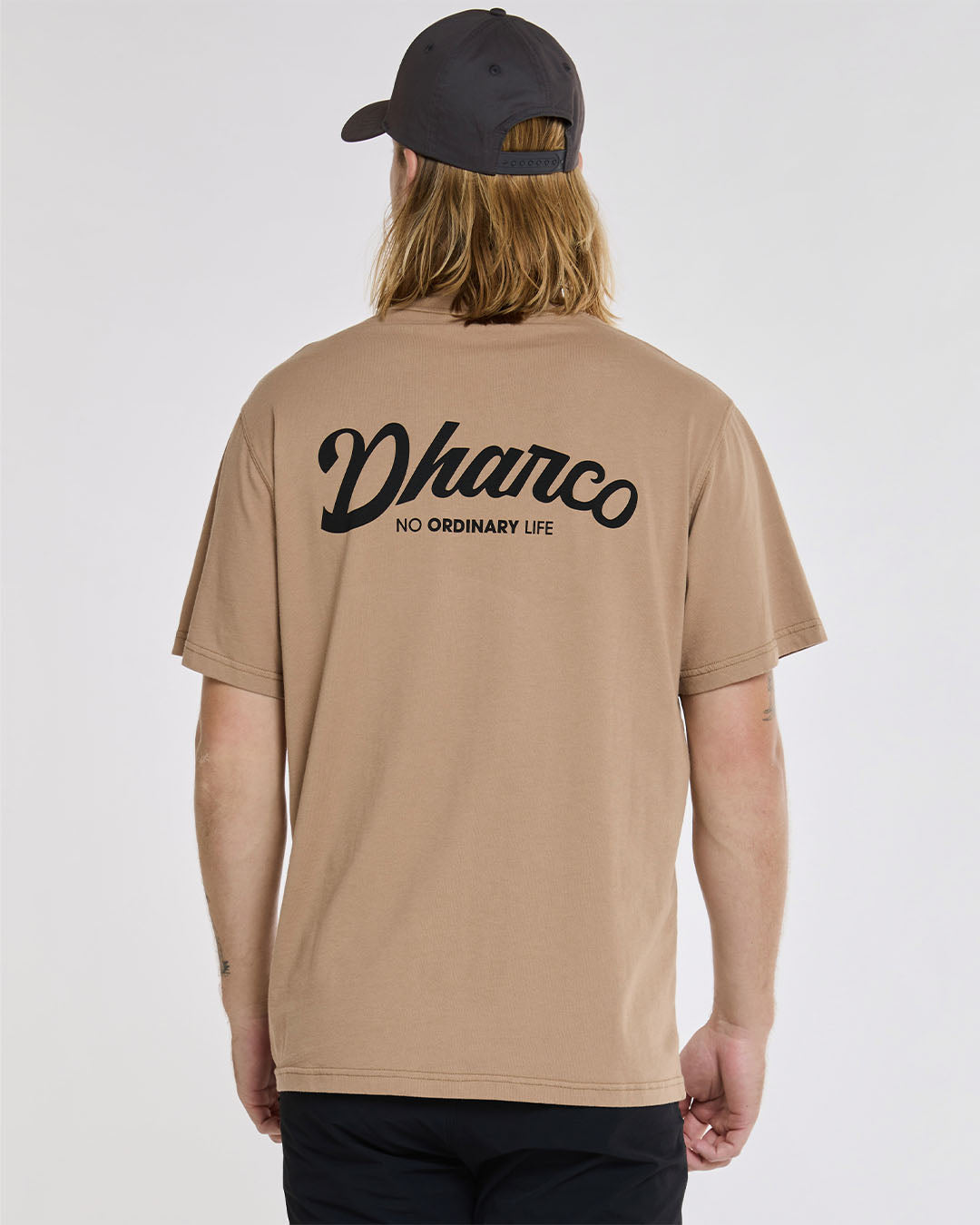 Dharco Mens Cotton Tee | Dust