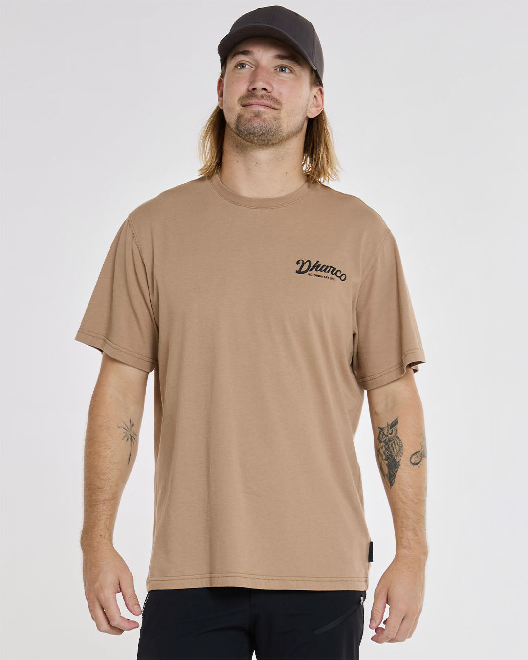 Dharco Mens Cotton Tee | Dust