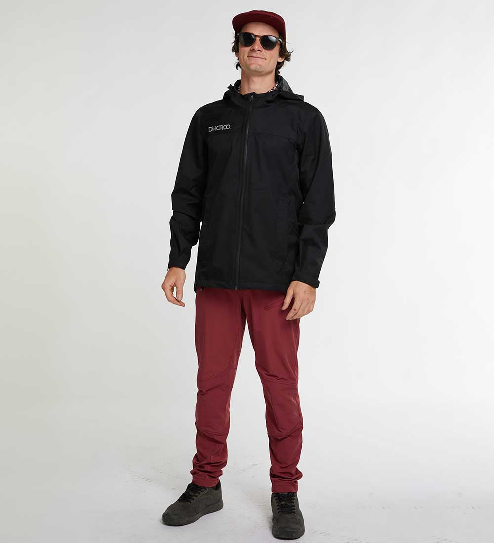 Dharco Mens Rain Jacket | Stealth