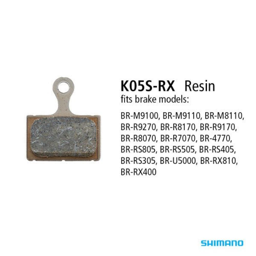 Shimano Disc Brake Pads Br-r9270/br-m9100 Resin Pad & Spring K05s-rx