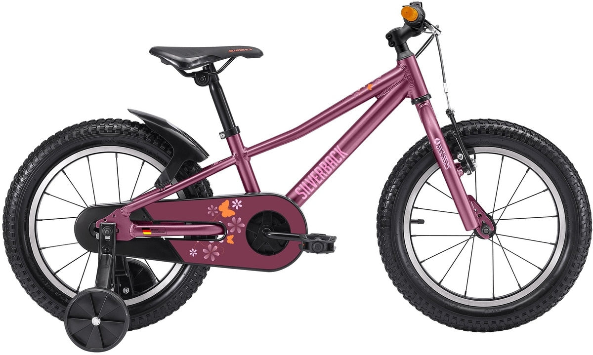 Silverback 2025 Skid 14" Girls Bike - Purple