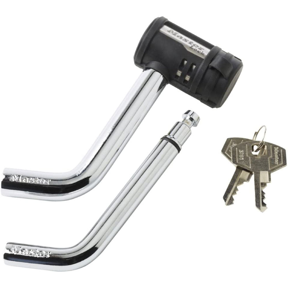 Single Trail Master Lock Locking Hitch Pin 1/2" - 5/8" 2 Pack