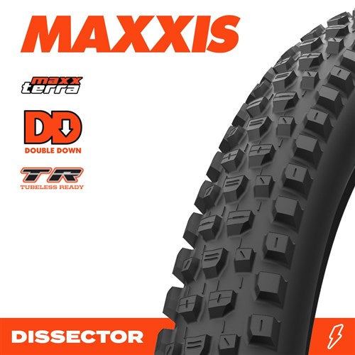 Maxxis Tyre Dissector G2 29 X 2.40 New Maxxterra DD Tr 2x120tpi Fold E25