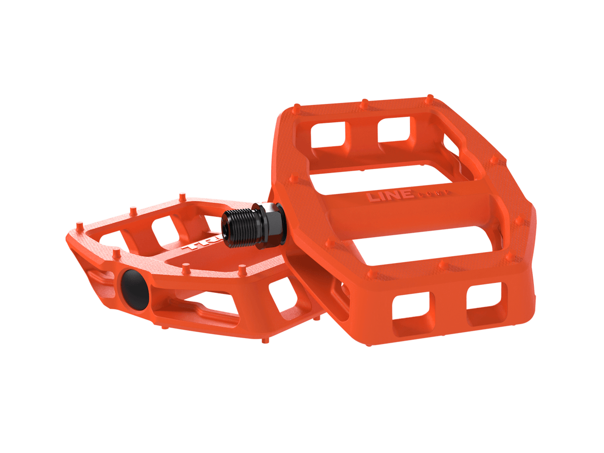 Trek Pedals - Flat - Line Comp - Nylon Composite Platform Pedals 9/16