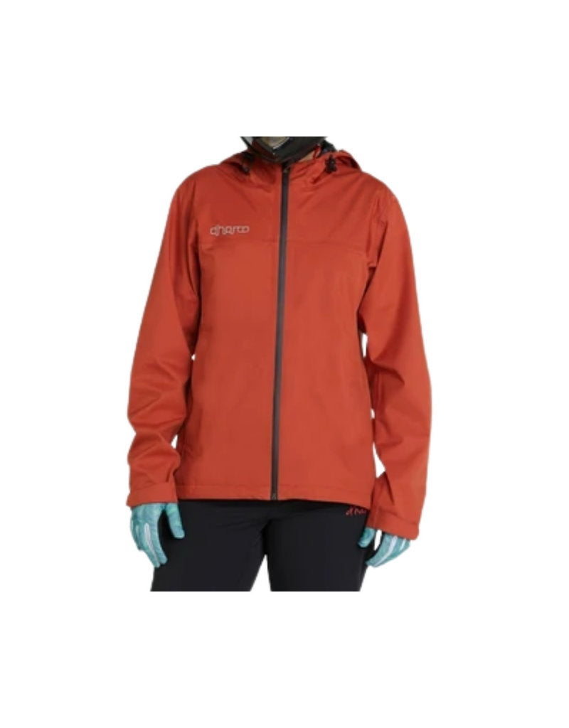 Dharco Womens Rain Jacket | Clay - XS