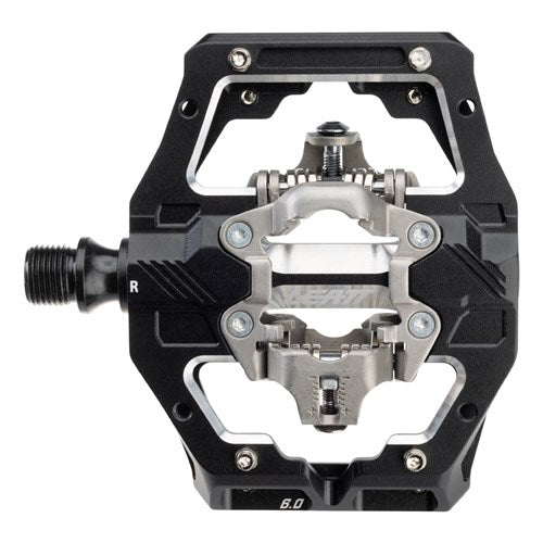 Leatt Pedal - Gravity 6.0 - Clip Pedals - Large Platform 110mm x 88mm - Black or Silver