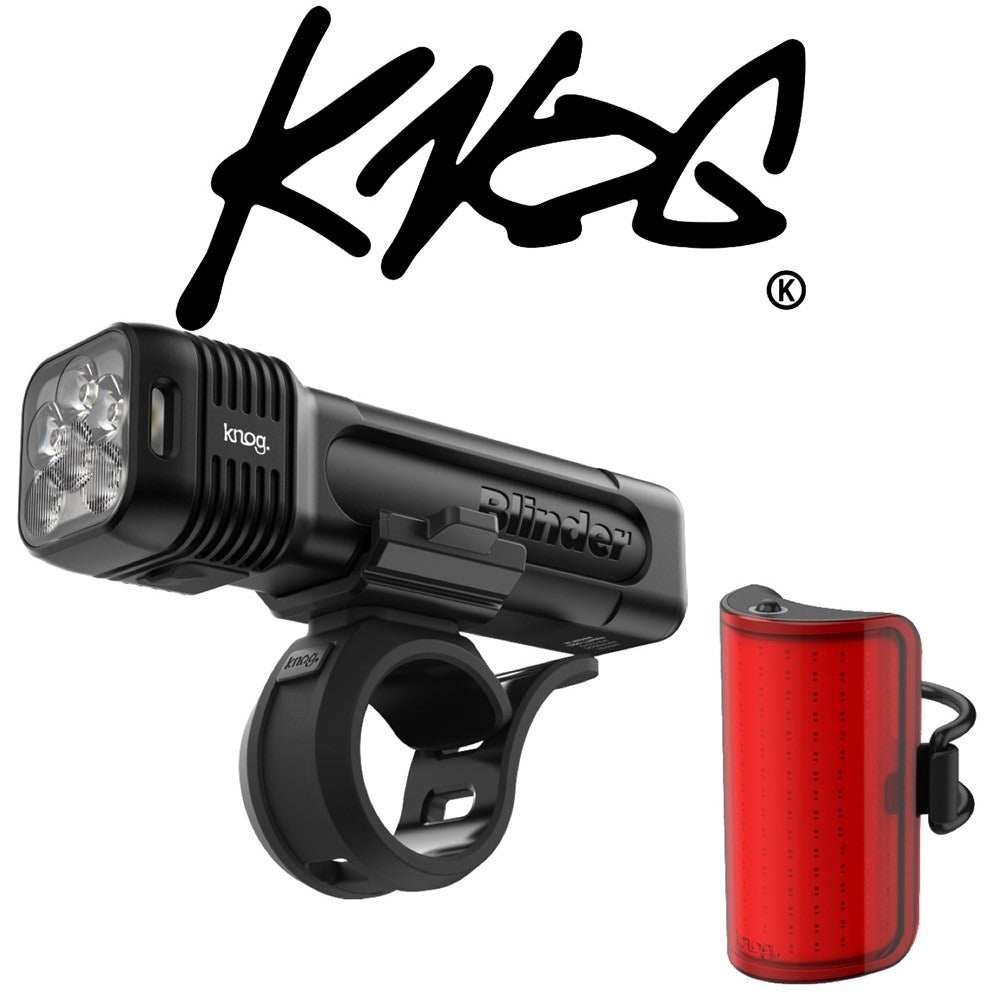 Knog Blinder 1300 / Mid Cobber Twinpack Light Set