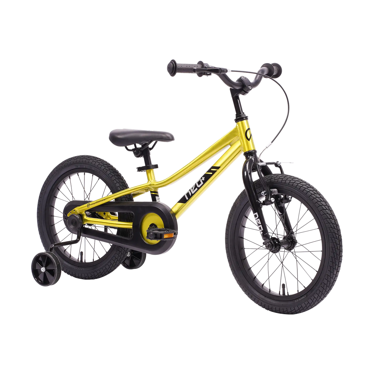 Neo+ 2026 - 16 - Single Speed - Alloy - Chrome / Lime Green