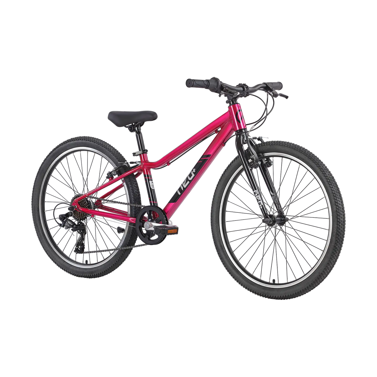 Neo+ 2026 - 24 - 7 Speed - Alloy - Rigid - Chrome / Pink
