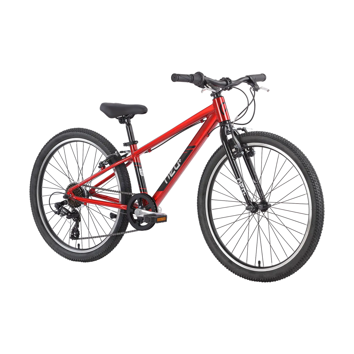 Neo+ 2026 - 24 - 7 Speed - Alloy - Rigid - Chrome / Red