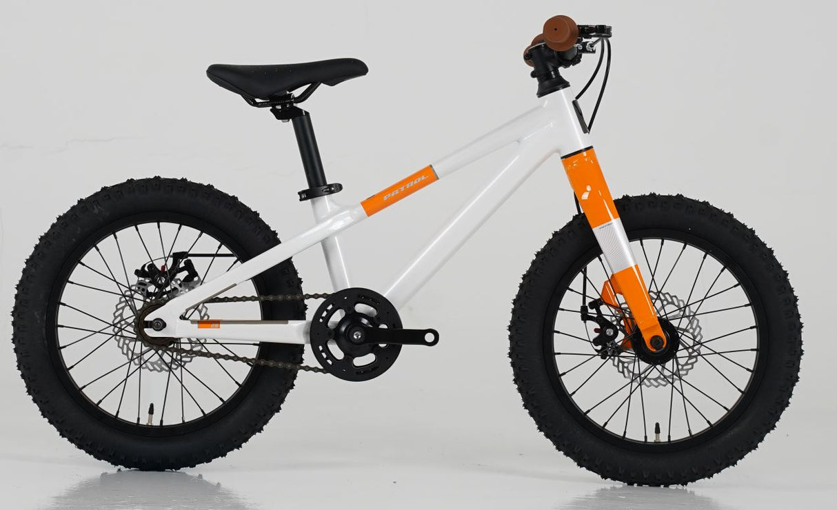 Patrol kids 016 - 16 Kids Mtb - Anodized Snow White