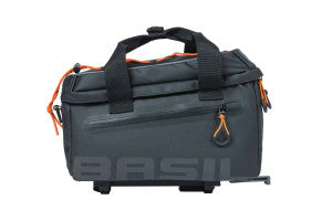Basil Miles Trunkbag Mik Tarpaulin 7l Black/orange