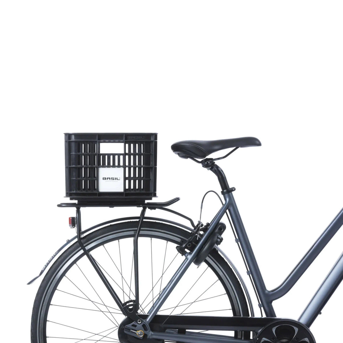 Basil Bicycle Crate Small 17.5 L Black