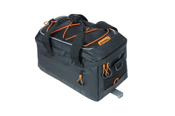 Basil Miles Trunkbag Mik Tarpaulin 7l Black/orange