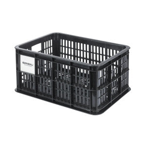 Basil Bicycle Crate Small 17.5 L Black