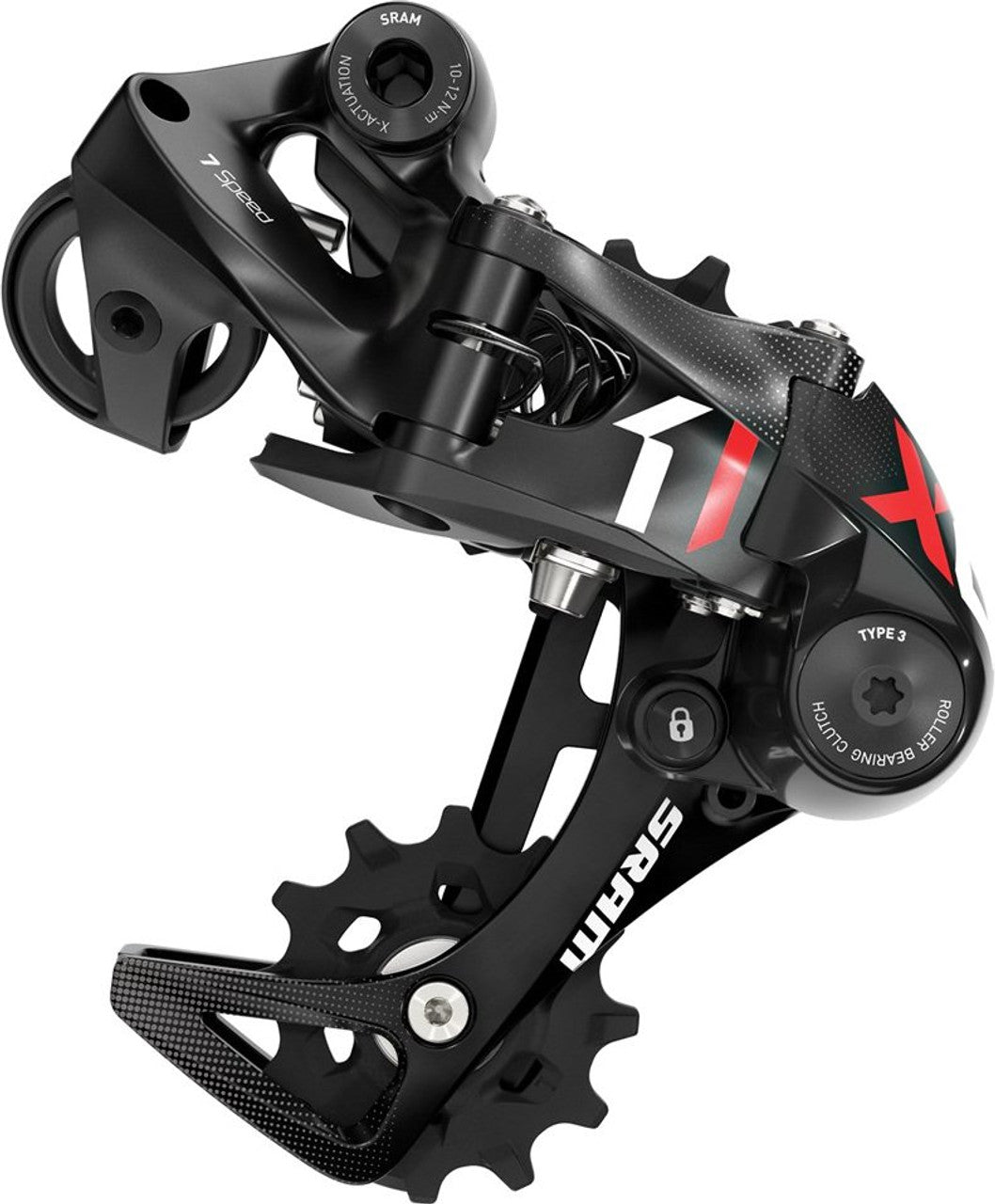 Sram Derailleur X01 Dh 7spd Short Cage Black