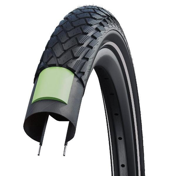 Schwalbe Tyre Marathon 700 X 35c Greenguard Reflective Sidewall E-25