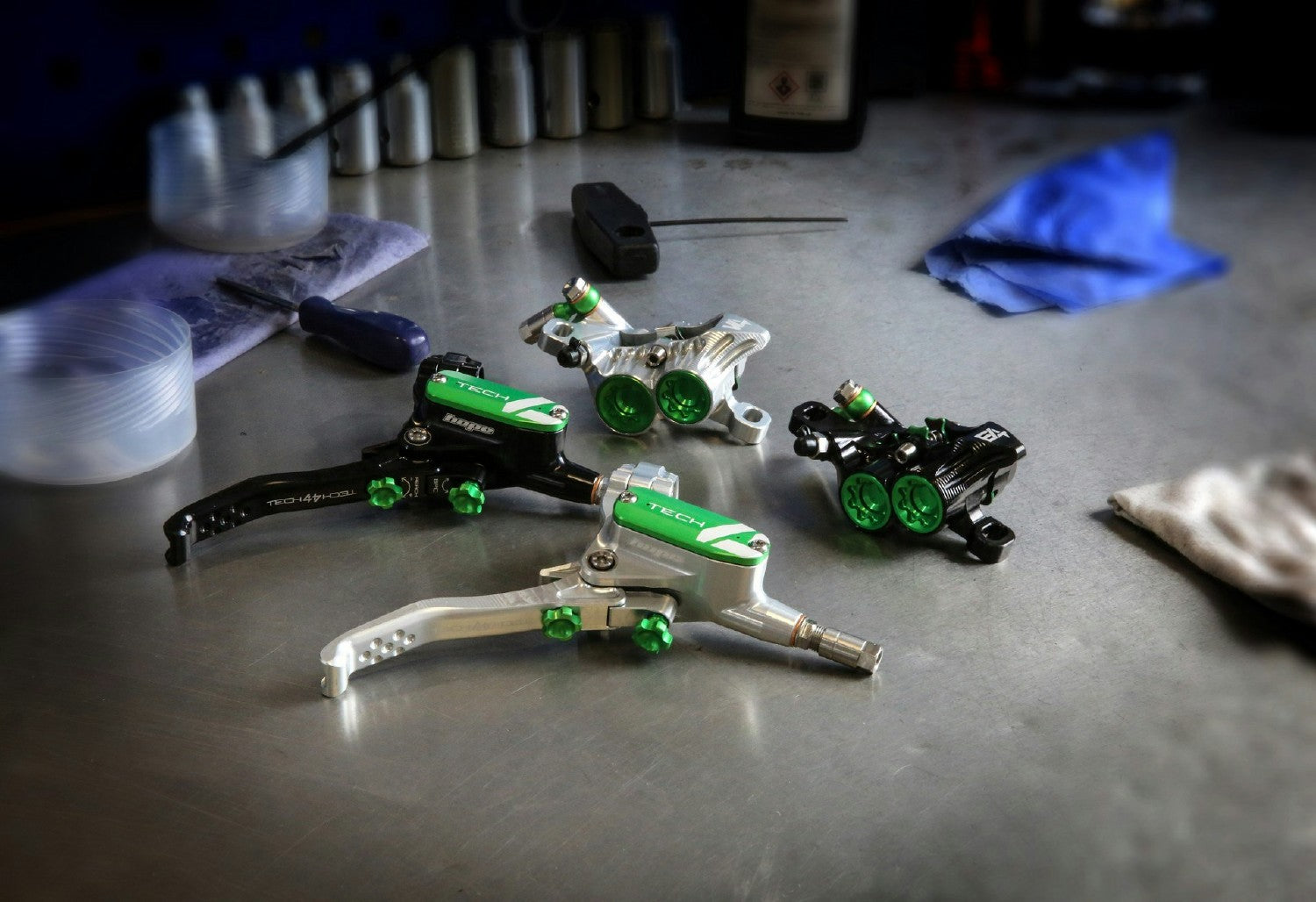 Tappo Foro Freno Hope Tech 3/4 V4/E4 – Verde Limited Edition Factory Racing – Originale UK