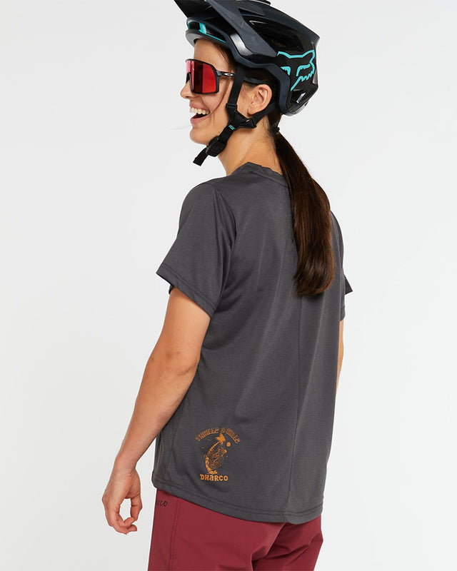 Dharco Womens Short Sleeve Tech Tee | Thrills & Chills - XS