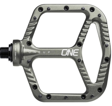 Oneup Components Flat Pedals - Alloy [cl:grey]