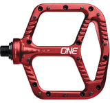 Oneup Components Flat Pedals - Alloy [cl:red]