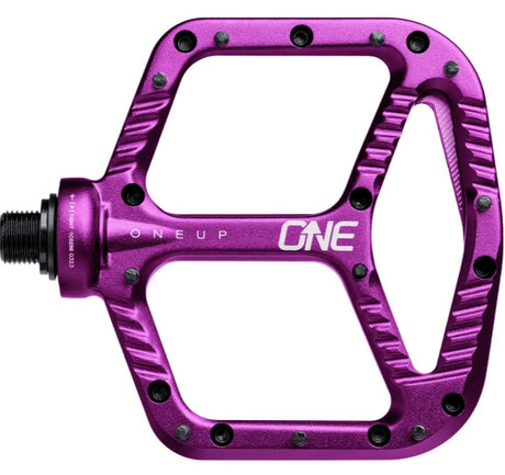 Oneup Components Flat Pedals - Alloy [cl:purple]