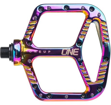 Oneup Components Flat Pedals - Alloy [cl:oil Slick]