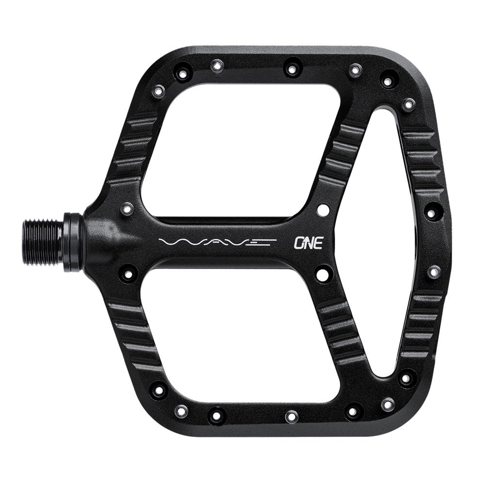 Oneup Components Pedals - Wave Alloy Flat [cl:black]