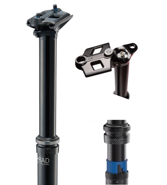 Tranzx Dropper Seatpost Internal Cable Travel Adjust 170 200mm 31.6mm X 558mm