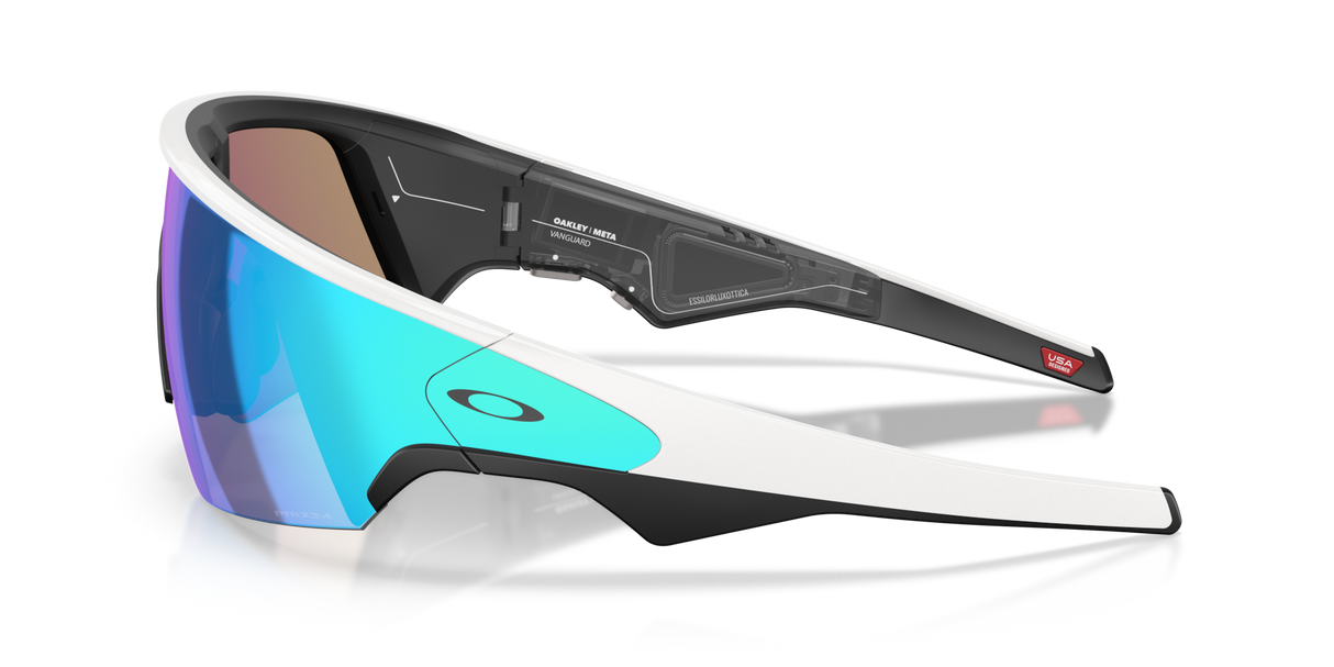 Oakley Sunglasses Meta Vanguard White W/ Prizm Sapphire