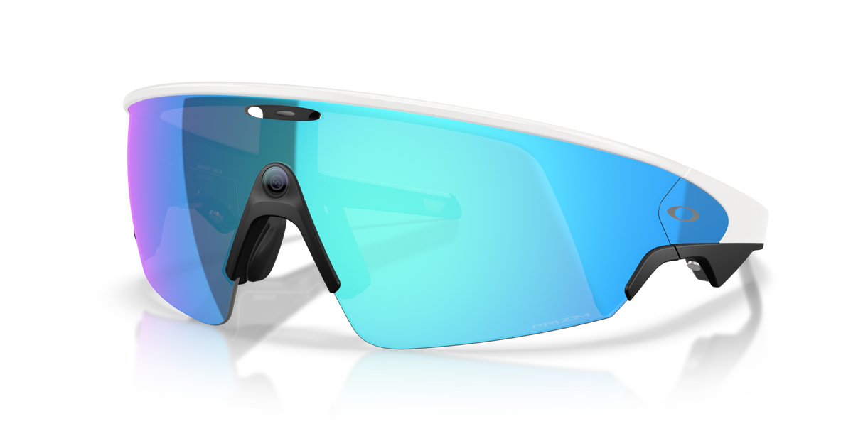 Oakley Sunglasses Meta Vanguard White W/ Prizm Sapphire
