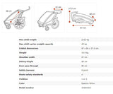 Thule Trailer - Chariot Sport - 2 Seat - Spectra Yellow